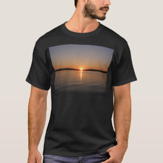 T-shirt Coucher du soleil Maine de lac Madawaska