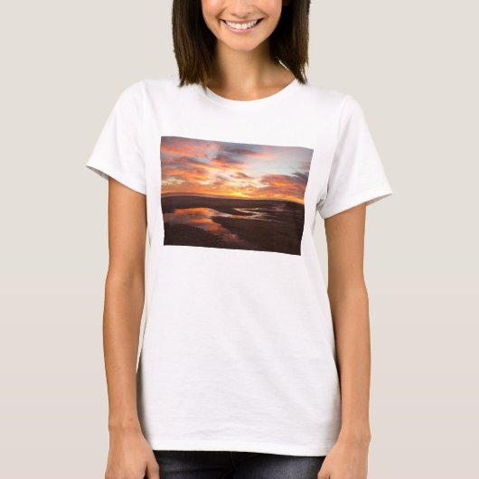 T-shirt Coucher du soleil sur la mer de Cortez (Devant)