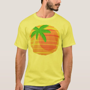 T-shirt Coucher du soleil sur l'ovale de Maui