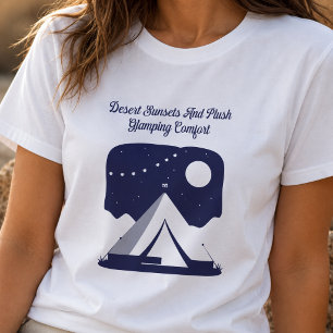 T-shirt Couchers de soleil du désert Design Confort Glampi