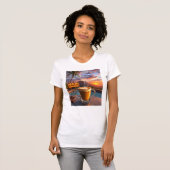 T-shirt Couchers de soleil et Sièges (Devant entier)