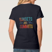 T-shirt Couchers de soleil et sommets (Dos)