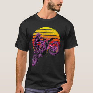 T-shirt Couchez-Le Et Allez À Vélo Dirt Rider Motorbike Ra