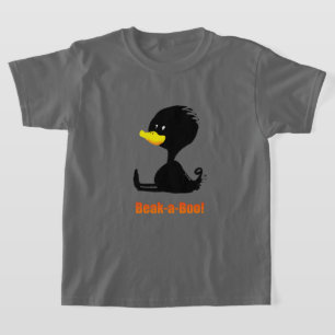 T-shirt Coucou ! Canard de dessin animé mignon avec jeu de