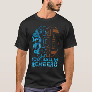 T-shirt Coucou De Football Cheerleader Maman Des Deux Bun
