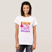 T-shirt Coudre et coudre (Devant entier)