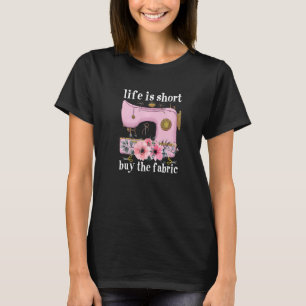 T-shirt Coudre La Vie Est Court Acheter La Tissu Eau Seams
