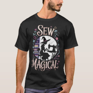 T-shirt Coudre Magique Drôle Halloween