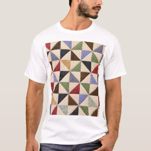 T-shirt Couette en Patchwork colorée : Texture de fleur.