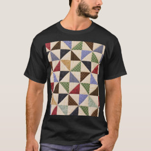 T-shirt Couette en Patchwork colorée : Texture de fleur.