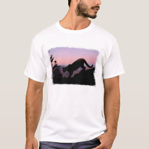 T-shirt Cougar et le Grand Canyon