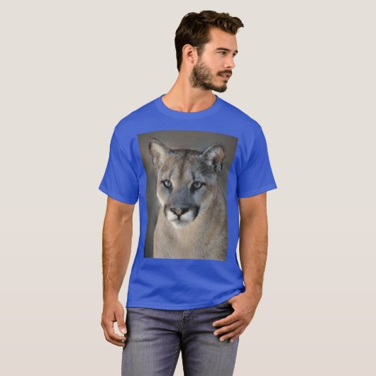T-shirt Cougar retro (Devant entier)