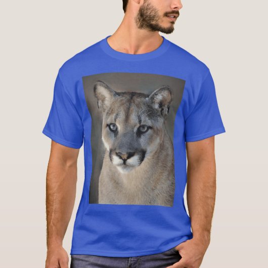 T-shirt Cougar retro (Devant)