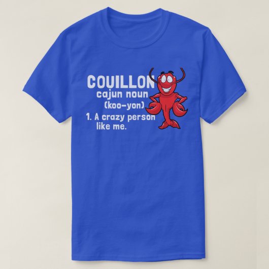 T-shirt Couillon Funny Cajun (Design devant)