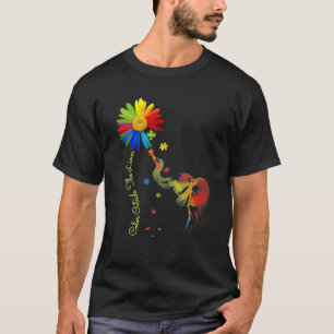 T-shirt Couleur à l'extérieur de la Sensibilisation sur l'