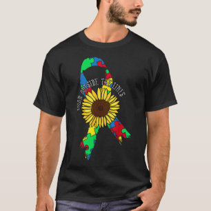 T-shirt Couleur À L'Extérieur Des Lignes Puzzle Cool Autis