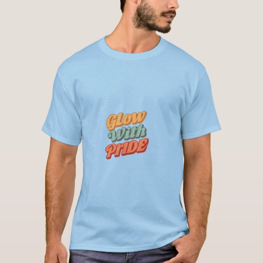 T-shirt Couleur avec fierté (Devant)