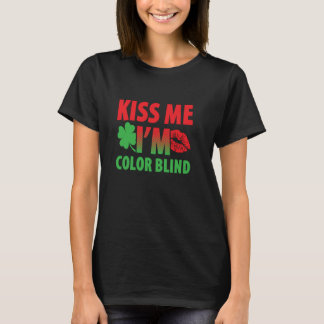 T-shirt Couleur Aveugle pour les personnes aveugles Rouge