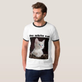 T-shirt Couleur blanche avec un design distinctif (Devant entier)