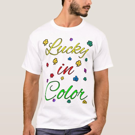 T-shirt Couleur chanceuse (Devant)