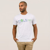T-shirt couleur clair MOLN Tri-Blend (Devant entier)