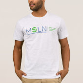 T-shirt couleur clair MOLN Tri-Blend (Devant)