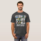 T-shirt Couleur complète 12 Photo Mosaïque Collage d'image (Devant entier)