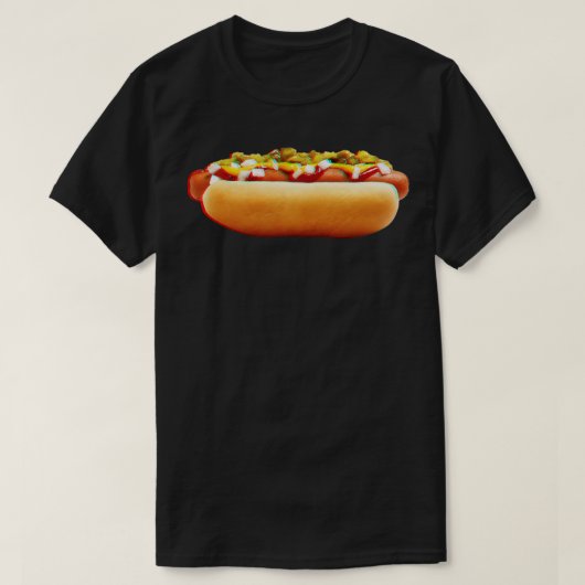T-shirt Couleur de chien chaud 3D (Design devant)