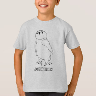 T-Shirt - Couleur de couleur avec le nom