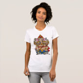 T-shirt Couleur de Ganesh (Devant entier)