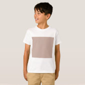 T-shirt Couleur de grès Tige Beige Uniquement (Devant entier)