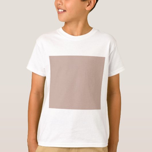 T-shirt Couleur de grès Tige Beige Uniquement (Devant)