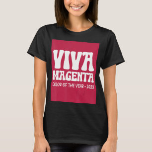 T-shirt Couleur de l'année 2023 Viva Magenta