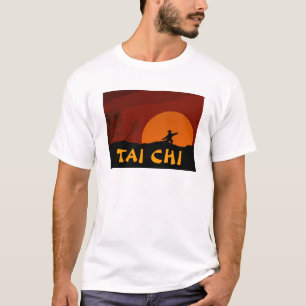 T-SHIRT COULEUR DE MOINE D'HOMME DE COUCHER DU SOLEIL DE