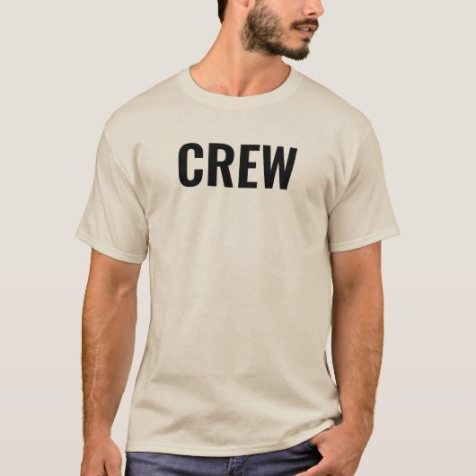 T-shirt Couleur de sable Design à deux côtés (Devant)