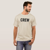 T-shirt Couleur de sable Design à deux côtés (Devant entier)
