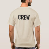 T-shirt Couleur de sable Design à deux côtés (Dos)