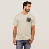 T-shirt Couleur de T des hommes : Sable (Devant entier)