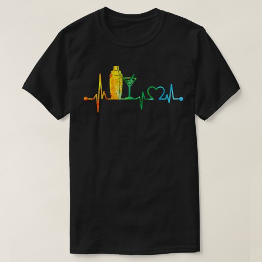 T-SHIRT COULEUR D'EAU DE BANDE DE BANDE (Design devant)