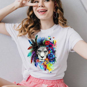 T-shirt Couleur d'eau minimale Lion King
