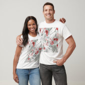 T-shirt Couleur d'eau rouge pâle (Unisexe)