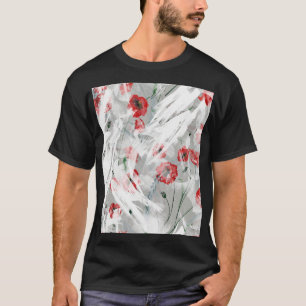 T-shirt Couleur d'eau rouge pâle
