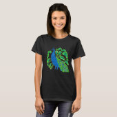 T-shirt Couleur Des Plumes (Devant entier)