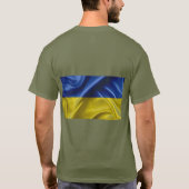 T-shirt couleur drapeau ukrainien (Dos)