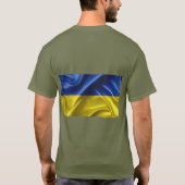 T-shirt couleur drapeau ukrainien (Dos)