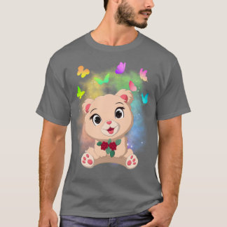 T-shirt Couleur et papillons Colorf