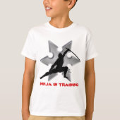 T-shirt Couleur faite sur commande Ninja dans des (Devant)