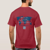 T-shirt couleur foncée Unisex 70e anniversaire de  (Dos)