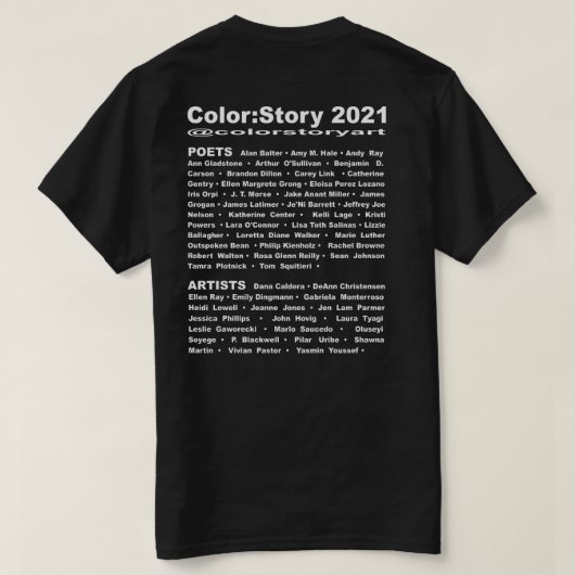 T-shirt Couleur : Histoire T (Design dos)