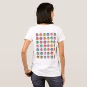 T-shirt couleur Jane Austen (Dos entier)